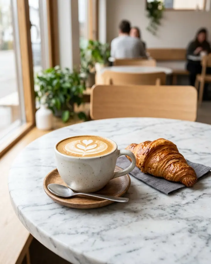 Cappuccino & croissant