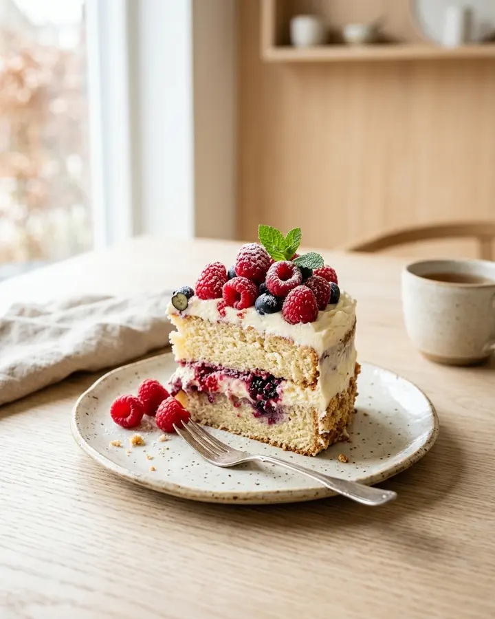 Raspberry cake