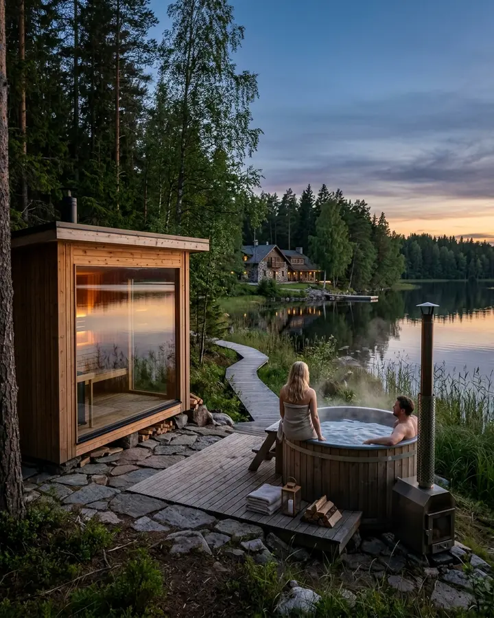 Sauna & hot tub